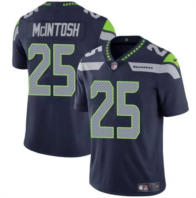 Men & Women & Youth Seattle Seahawks #25 Kenny McIntosh Navy Vapor Limited Football Stitched Jersey->seattle seahawks->NFL Jersey